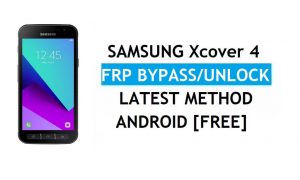 삼성 Xcover 4 SM-G390F/Y/W FRP 우회 지메일 잠금 해제 안드로이드 9.0