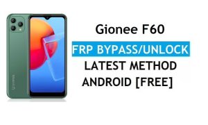 Gionee F60 Android 11 FRP Bypass Déverrouiller le verrouillage Google Gmail sans PC