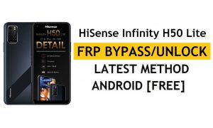 HiSense Infinity H50 Lite FRP Bypass [Android 11] Розблокуйте Google Gmail