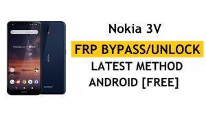 Restablecer FRP Nokia 3V Bypass Google Gmail Android 10 Sin PC/APK