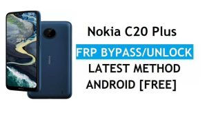 Nokia C20 Plus Android 11 FRP Bypass Entsperren Sie Google Gmail Lock Neueste