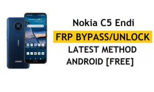 Redefinir FRP Nokia C5 Endi Bypass Google lock Android 10 sem PC / Apk