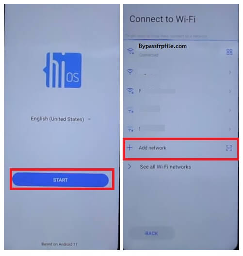 Connect WIFI to Tecno Android 11 FRP Bypass Unlock Reset Google Gmail Lock verification Without PC