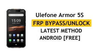 Ulefone Armor 5S FRP/Ignorar conta do Google (Android 10) Desbloquear mais recente