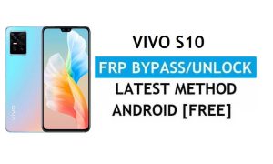 Vivo S10 V2121A Android 11 FRP Bypass Ontgrendel Gmail Lock zonder pc