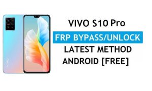 Vivo S10 Pro V2121A Android 11 FRP Bypass Ontgrendel Gmail zonder pc
