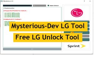 Scarica lo strumento Mysterious-Dev LG V1.0 | Strumento di sblocco LG gratuito