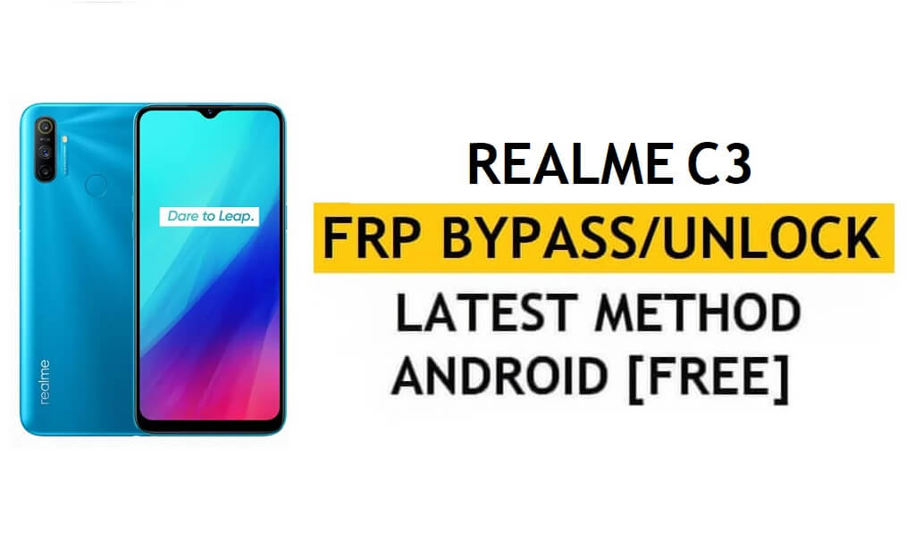 Realme C3 Unlock FRP Bypass Google Gmail Lock Android 10 Fix Code Not Working Free