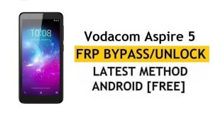 Bypass Google/FRP Buka Kunci Vodacom Aspire 5 Android 8.1 | Metode Baru (Tanpa PC/APK)