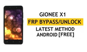 Gionee X1 FRP Bypass - Ontgrendel Google-verificatie (Android 7.1) - Zonder pc [YouTube-update repareren]