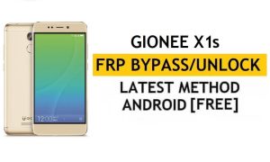 Gionee X1s FRP 우회 - Google 인증 잠금 해제(Android 7.1) - PC 없음 [YouTube 업데이트 수정]