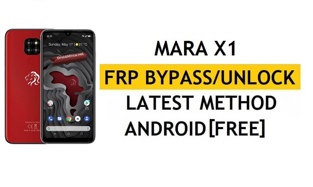 Maraphone Mara X1 FRP Bypass (Android 10) PC/APK Olmadan Google Gmail Kilidinin Kilidini Açın
