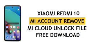 Conta Xiaomi Redmi 10 Mi Remover download de arquivo grátis [One Click Unlock MI Lock]
