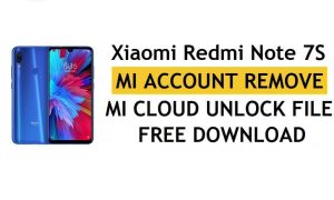 Xiaomi Redmi Note 7S Mi Account Remove File Download Free [One Click Unlock MI Lock]