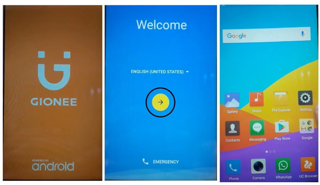 Setup all initial Steps to Gionee FRP Bypass Unlock Google Lock (Android 6.0) - Without PC In 1 Min