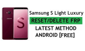 PC Aracı Kolay Ücretsiz Son Yöntemle FRP Samsung S Light Luxury SM-G8750'yi Sıfırlayın