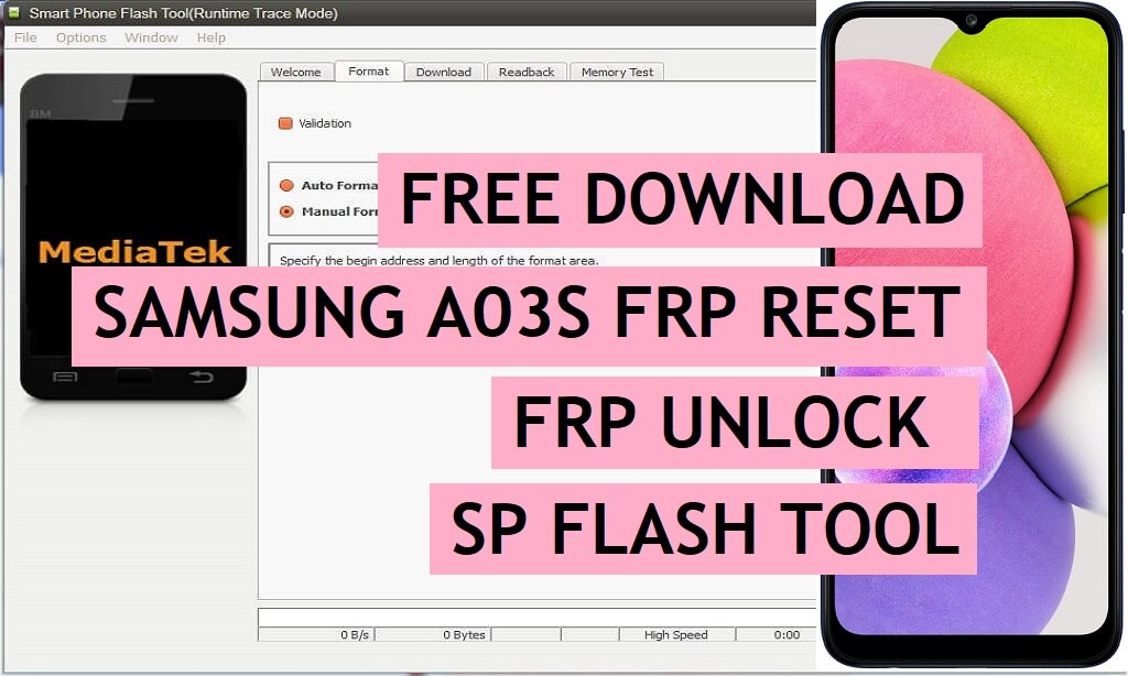 Samsung A03s (SM-A037) Déverrouillage du fichier de réinitialisation FRP par Sp Flash Tool Dernière version gratuite [Toutes les versions]
