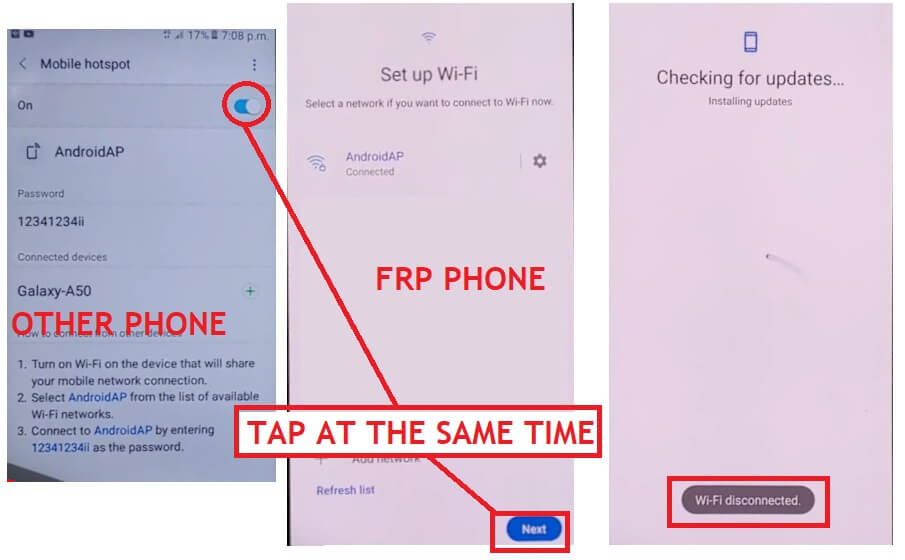 WiFi Disconnected to Samsung Verizon Android 11 FRP Bypass NO PC & Alliance Shield X Free Latest
