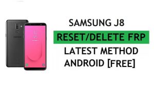 Reset FRP Samsung J8 SM-J810 With PC Tool Easy Free Latest Method
