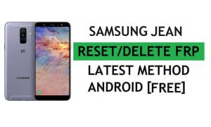 Redefinir FRP Samsung Galaxy Jean com PC Tool Easy Free Método mais recente