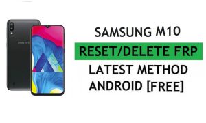 PC 도구로 쉽고 무료 최신 방법으로 FRP Samsung M10 SM-M105 재설정