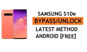 Samsung S10e FRP Bypass Android 12 Buka kunci kunci Google Gmail Tanpa PC Gratis
