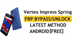 Vertex Impress Spring FRP Bypass Neueste Überprüfung der Google-Sperre (Android 7.0) [Youtube-Update beheben] Ohne PC