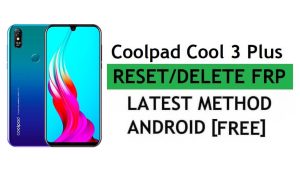 Coolpad Cool 3 Plus Frp Bypass Fix Actualización de YouTube sin PC Android 9 Desbloqueo de Google