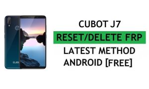 Cubot J7 Frp Bypass Fix YouTube Update ohne PC Android 9 Google Unlock