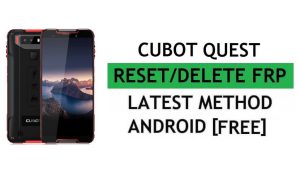 Cubot Quest Frp Bypass Fix YouTube-update zonder pc Android 9 Google Ontgrendelen