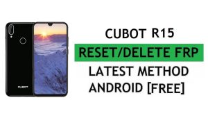 Cubot R15 Frp Bypass Fix Mise à jour YouTube sans PC Android 9 Google Unlock