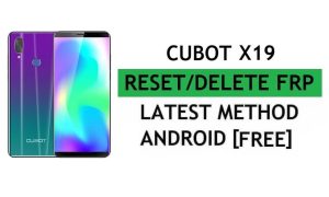 Cubot X19 Frp Bypass Fix Mise à jour YouTube sans PC Android 9 Google Unlock