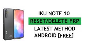 IKU Note 10 FRP Bypass Android 10 Ripristina il blocco dell'account Google Gmail gratuitamente