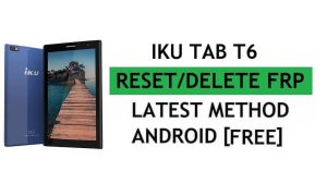IKU Tab T6 FRP Bypass Android 10 Réinitialiser le verrouillage du compte Google Gmail gratuitement