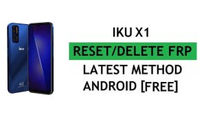 IKU X1 Android 11 FRP Bypass Redefinir Gmail Google Account Lock Free
