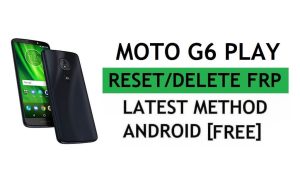 Moto G6 Play Frp Bypass Fix YouTube Update Without PC Android 9 Google Unlock