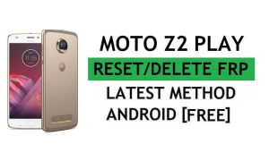 Moto Z2 Play Frp Bypass Fix YouTube Update Without PC Android 9 Google Unlock