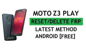 Moto Z3 Play Frp Bypass Fix YouTube Update Without PC Android 9 Google Unlock