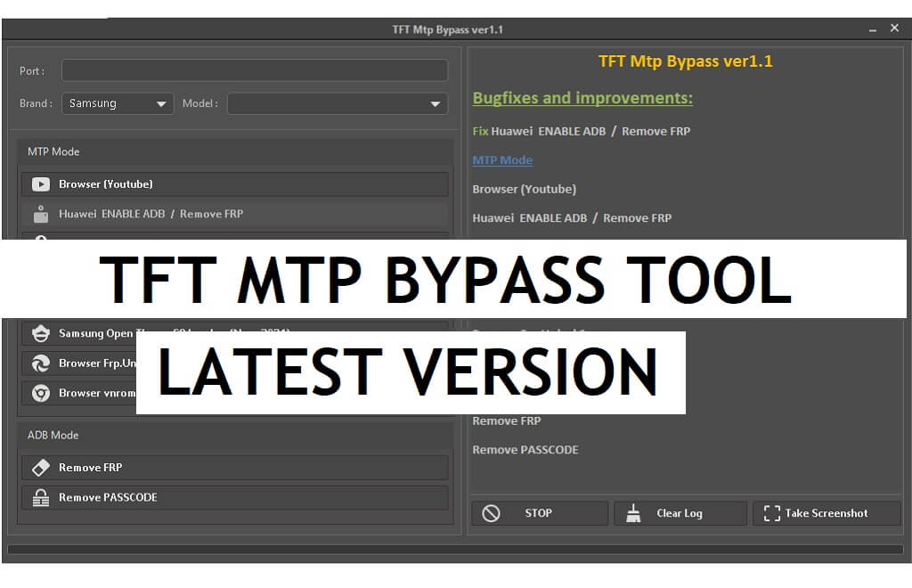 Завантажте останню версію TFT MTP Bypass Tool V1.1 (пряма інсталяція Alliance Shield не потребує резервного копіювання/відновлення)