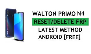 Walton Primo N4 Frp Bypass corrigir atualização do YouTube sem PC/APK Android 9 Google Unlock