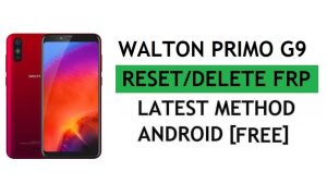 Walton Primo G9 Frp Bypass Correction de la mise à jour YouTube sans PC/APK Android 9 Google Unlock