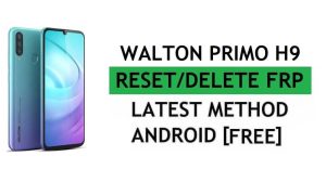 Walton Primo H9 Frp Bypass Fix YouTube Update Without PC/APK Android 9 Google Unlock