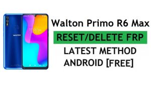 Walton Primo R6 Max Frp Bypass Correggi l'aggiornamento di YouTube senza PC/APK Android 9 Google Unlock
