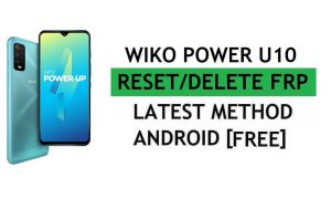 Wiko Power U10 Android 11 FRP Bypass Redefinir Gmail Google Account Lock Free