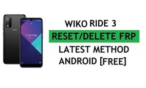 Wiko Ride 3 Android 11 FRP Bypass Reset Gmail Google Account Lock Free