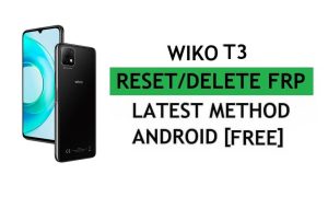 Wiko T3 Android 11 FRP Bypass Reset Gmail Google Account Lock Free
