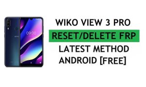 Wiko View 3 Pro Frp Bypass Fix YouTube Update ohne PC/APK Android 9 Google Unlock