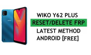 Wiko Y62 Plus 안드로이드 11 FRP 우회 Gmail Google 계정 잠금 재설정 무료