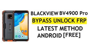 Blackview BV4900 Pro FRP Bypass Android 10 Reset Gmail Google Account Lock Free