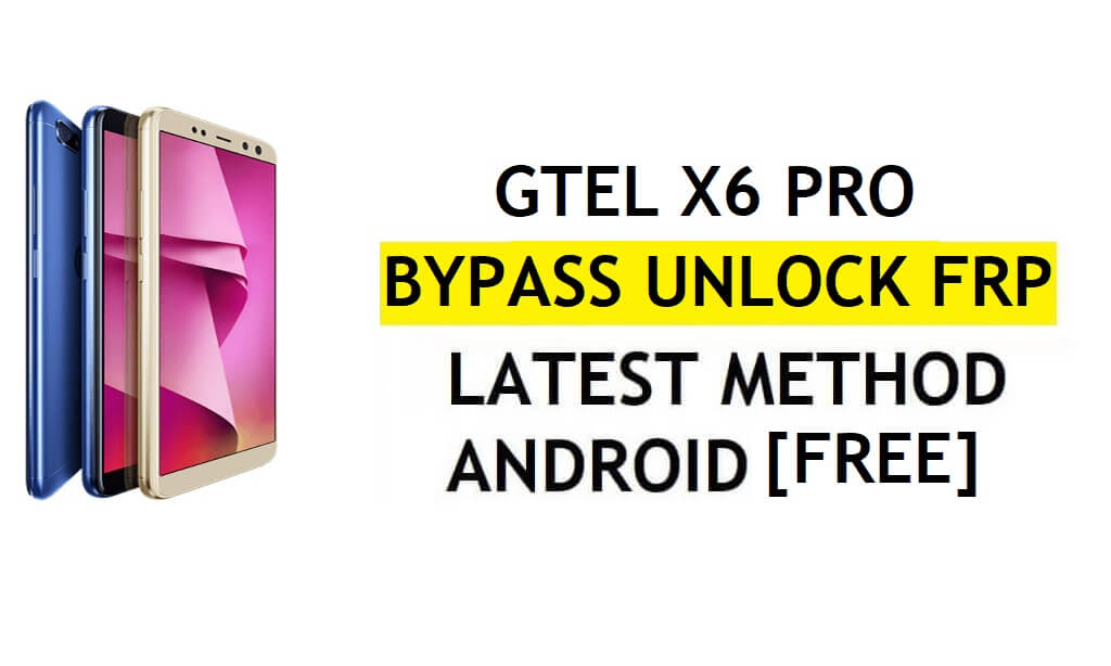 GTel X6 Pro Frp Bypass Fix Обновление YouTube без ПК Android 9 Разблокировка Google